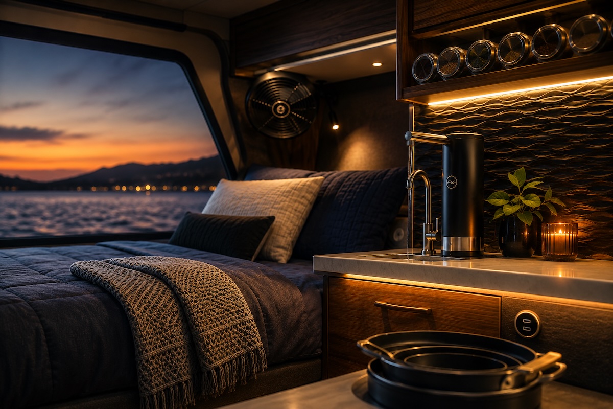 Top 10 budget-friendly upgrades that feel luxe aboard and on land—mattresses, microfiber, quiet fans, and smart galley swaps